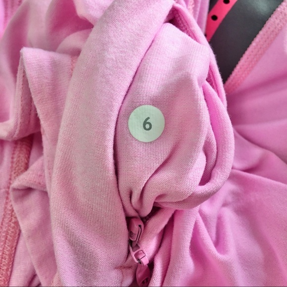 Lululemon Pink Long Sleeve Top Size 6 Reflective - Picture 7 of 10